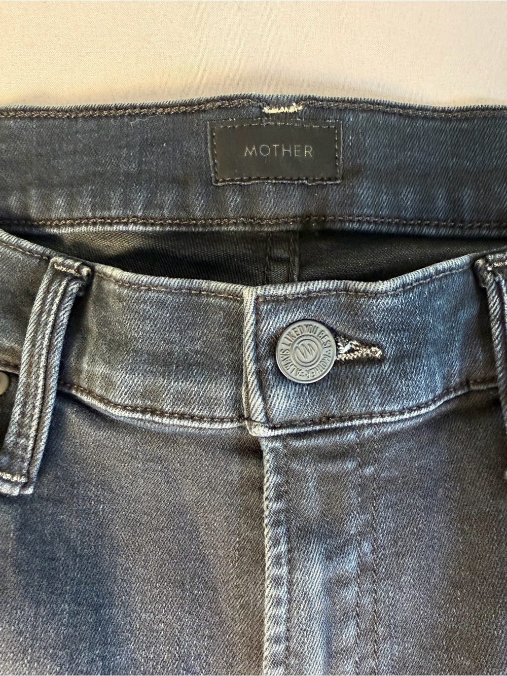 MOTHER Mid-Rise Rambler Zip Ankle Dark Wash Size 31 - Picture 5 of 16